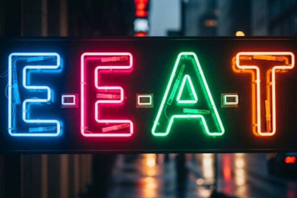 This image is of the E-E-A-T framework of google