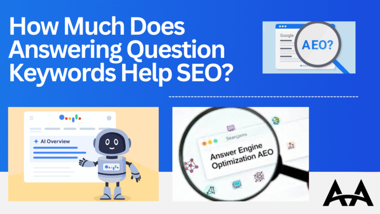 how answering question keywords helps SEO