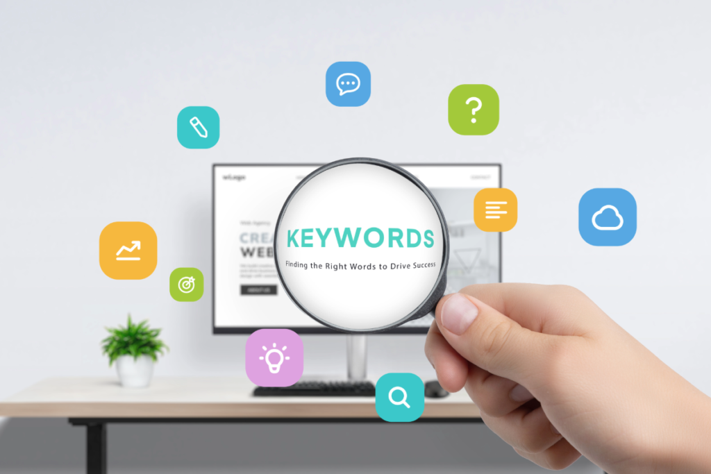 Keyword research concept illustrating how AI values clarity and semantic relevance over repetition.