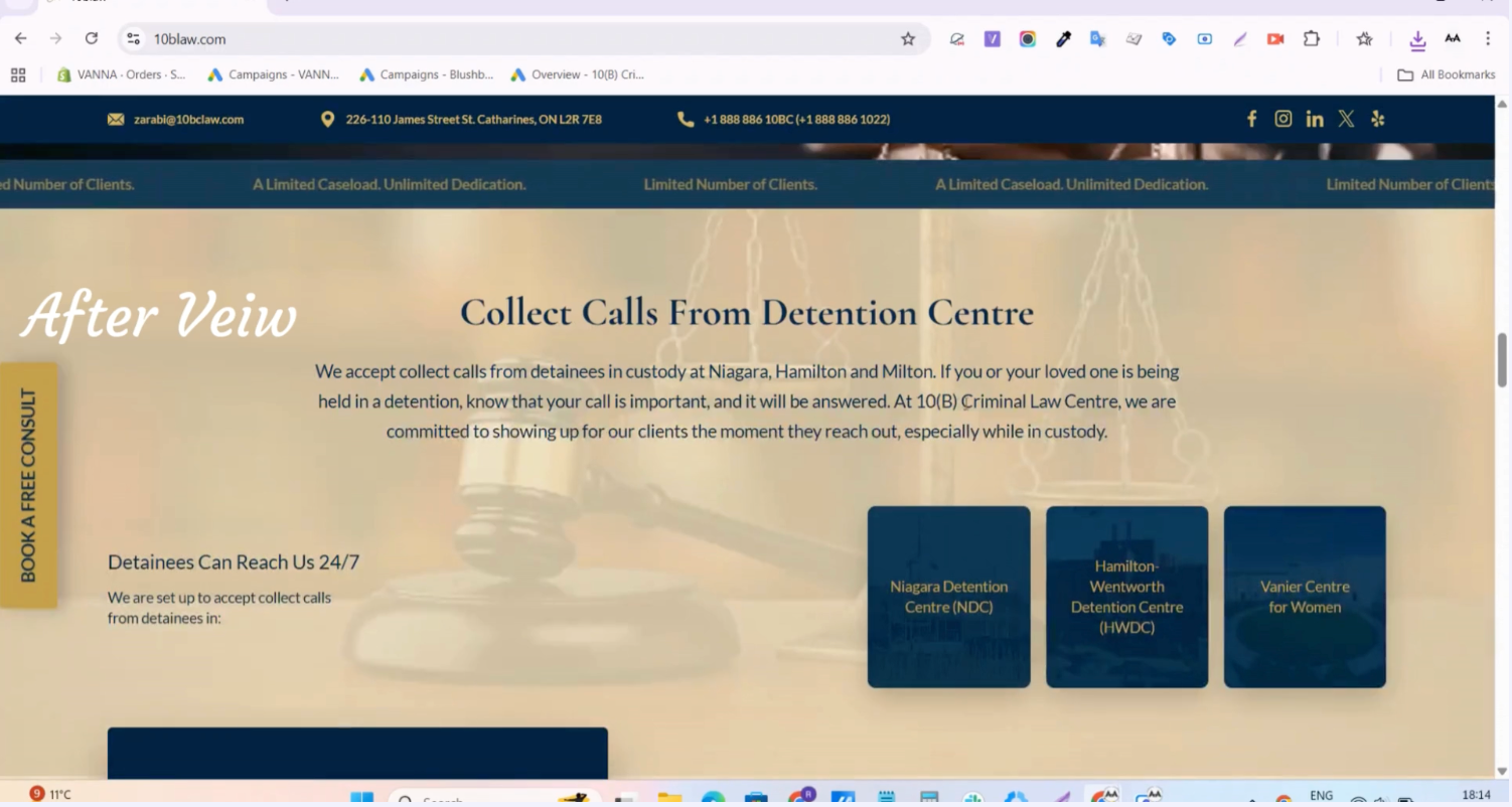Website redesign preview