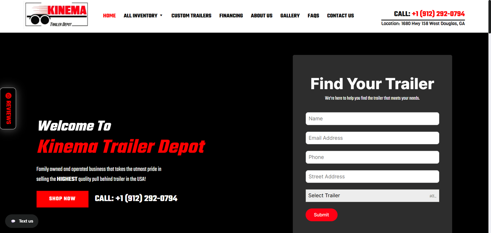 Website redesign preview